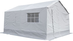 Unigreen Αντίσκηνο Camping Λευκό 4 Εποχών για 12 Άτομα 420x380x160εκ.