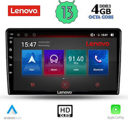 Lenovo Car Audio System for Dacia Duster 2012-2019 (Bluetooth/USB/AUX/WiFi/GPS/Apple-Carplay/Android-Auto) with Touch Screen 9"