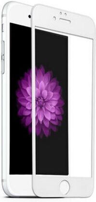 0.2mm Gehärtetes Glas Weiß (iPhone SE 2022 / 2020 / 8 / 7 )