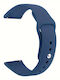 Wsshe Rubber Strap Blue 22mm