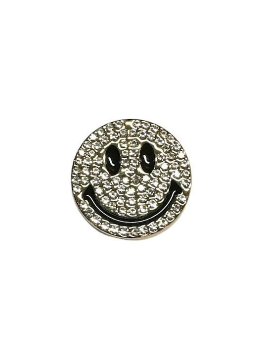 Acrylic Decorative Crocs Smiley Rhinestones