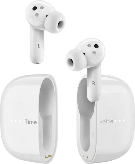 Timekettle M3 Offline Language Translator In-Ear Bluetooth-Freisprecheinrichtung Kopfhörer mit Schweißresistenz und Ladeetui Weiß