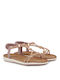 Exe Women's Flat Sandals in Pink Color