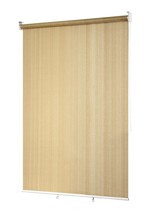 Costway Seitenrolloschatten Garten Beige 1.21x1.81m