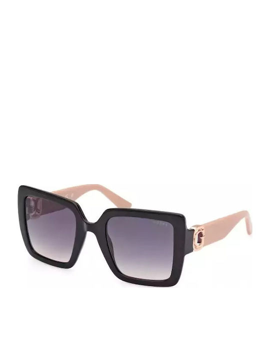 Guess Women's Sunglasses with Black Plastic Frame and Gray Gradient Lens gu00103 05w