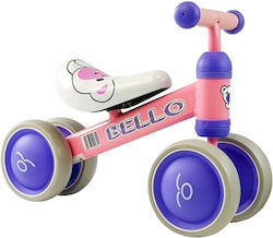Lean Toys Kinderlaufrad Rosa