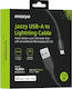 Innostyle USB-A to Lightning Cable Μαύρο 2m (IAL150tBLK)