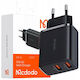 Mcdodo Ladegerät ohne Kabel mit 2 USB-A Anschlüsse 12W Schwarzs (CH-5070)