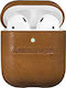 dbramante1928 Case Leather in Brown color for Apple AirPods 1 / AirPods 2