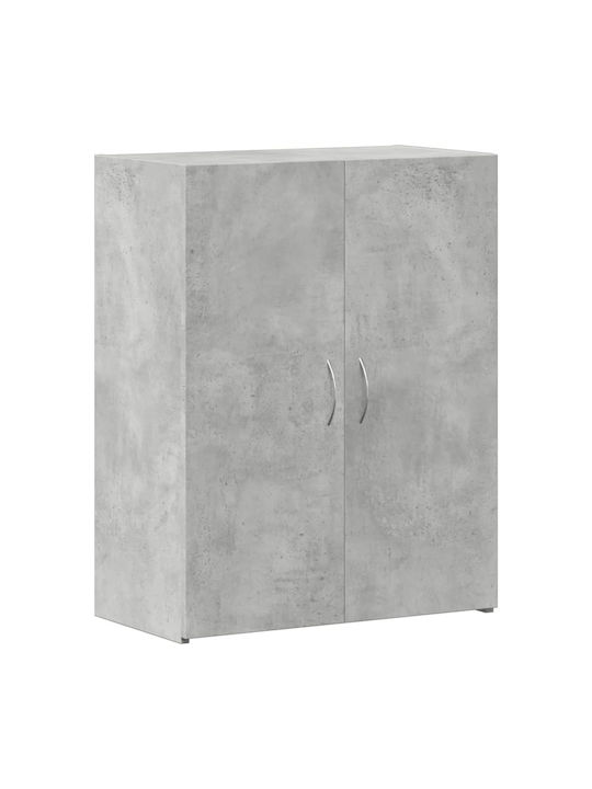 Office Storage Chipboard Cabinet Grey L60xW32xH...