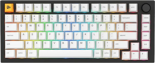 Glorious PC Gaming Race Glorious GMMK Pro Gaming Tastatură Mecanică Tenkeyless cu Glorious Fox comutatoare și iluminare RGB (Engleză US) Prebuild Edition