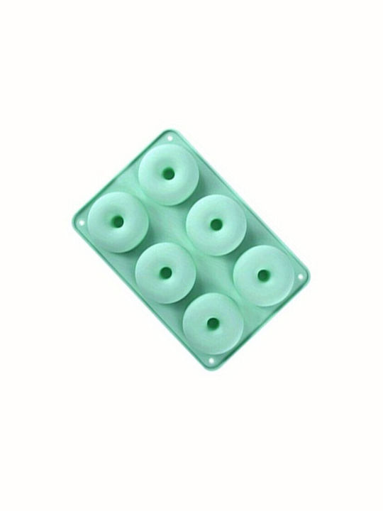 Formă de Patiserie pentru Cupcakes/Muffins din Silicon 6 Locuri 25x17x2buc 1buc