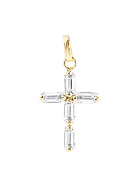 Savvidis Gold Kreuz 9K mit Kette