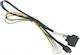 Supermicro Hard Drive Cable SFF-8611 SFF-8639 Plus Molex 0.55m Cbl-sast-0956