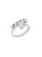 Ioannou24 Single Stone from White Gold 14K