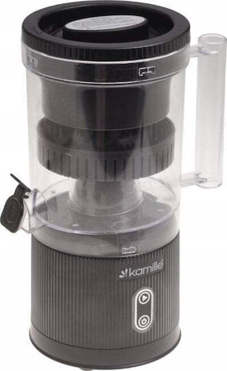 Kamille Електрически Цитрус Преса 80W с Капацитет 200ml Сива