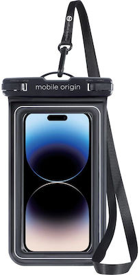 Mobile Origin Waterproof Case up to 6.5" Black DBL-BLK-WHT01