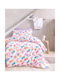 Rythmos Kids Quilt Set Single with Pillowcase Zoey White 160x211cm