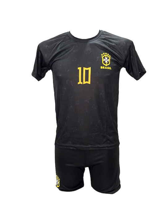 Children's Football Set Neymar Brazil National Team 2024 Black 1005-02