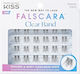 Kiss Falscara Τουφάκια Underlashes Clear Band Μαύρα 24τμχ