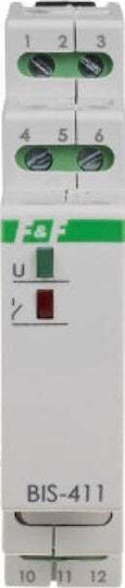 F&F Ρελέ Ράγας 16A Μονοπολικό με Τάση 230V