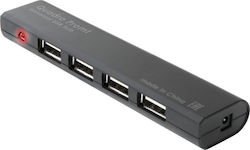 Defender USB Хъб 4 Порта (USB-A) 83200 Defender USB Хъб 4 Порта (USB-A) 83200