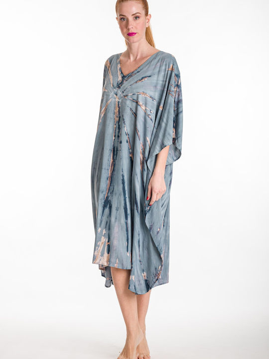 Rima Beachwear Damen Kaftan Strand Gray