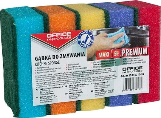 Office Products Σετ Σφουγγάρια Πιάτων 5τμχ