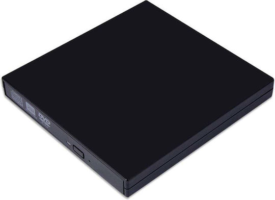 MicroStorage External CD/DVD/CD Recorder for Desktop / Laptop Black