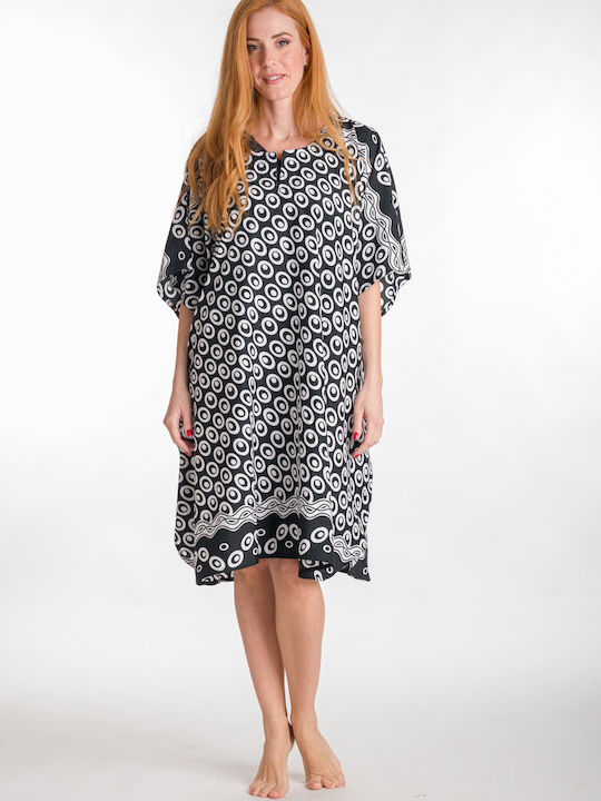 Rima Beachwear Feminin Caftan de Plajă Negru