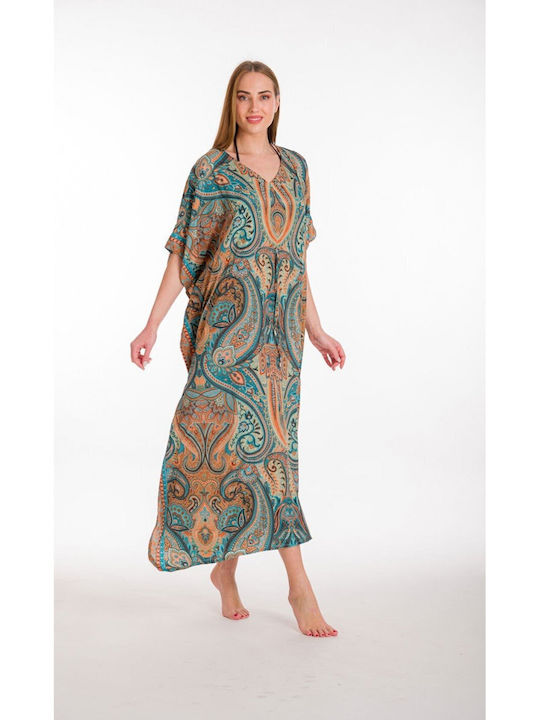 Rima Beachwear Feminin Caftan de Plajă Verde