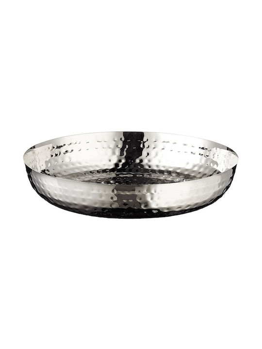 Ready Fruit Bowl Inox Silver 30x30x5.5cm