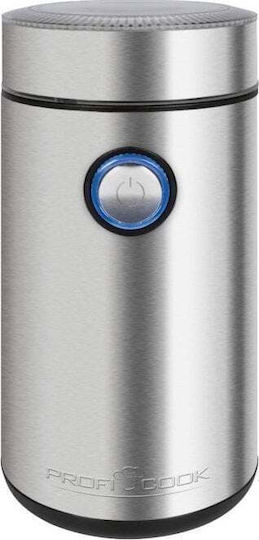 Profi Cook KSW 1216 Electric Coffee Grinder 150W for 40gr Beans Silver