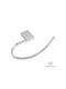 Ideal Standard Single Wall-Mounted Bathroom Ring Silver