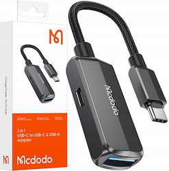 Mcdodo CA-2830 USB-C Мъжки към USB-A / USB-C Женски
