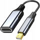 Mini-DisplayPort Männlich Zu DisplayPort Weiblich Grau 1 Stück