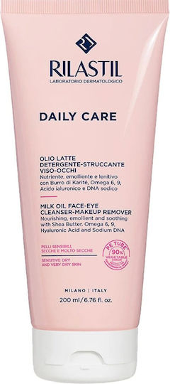 Rilastil Daily Care Emulsion Makeup Remover Face & Eyes 200ml