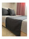 Bed Runner Hotel Single L250xW50cm. Gray