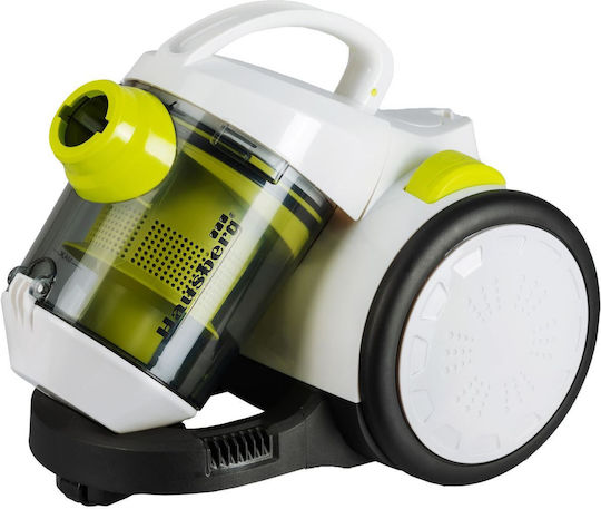 Hausberg HB-2090VR Прахосмукачка 700W С контейнер 1.5лт Бял