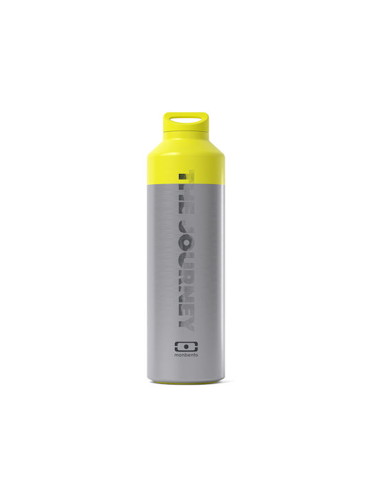 Monbento Water Bottle 500ml Silver