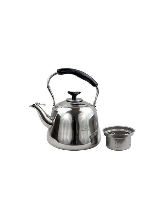 Elekom Tea Set Stainless in Gray Color 2000ml 1pcs 3800158111903