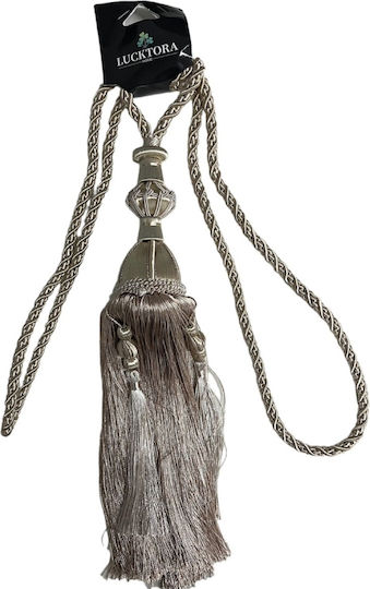 My Home Luxury Tie-Back made of Metal Beige 1pcs