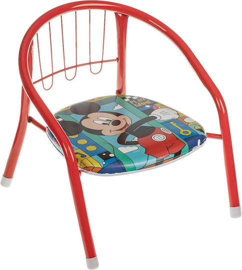 Παιδική Καρέκλα Mickey Κόκκινη 36x35x36εκ.
