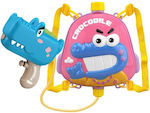 Water Gun Backpack Blue Crocodile