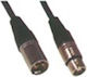 Tele XLR-Kabel XLR-Stecker auf XLR-Buchse Schwarz 5 m CR-675-145-5M