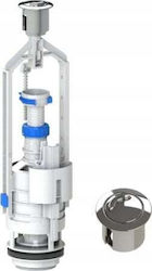 KK-Pol Plastic Double Sink Siphon Silver KK-Pol Plastic Double Sink Siphon Silver