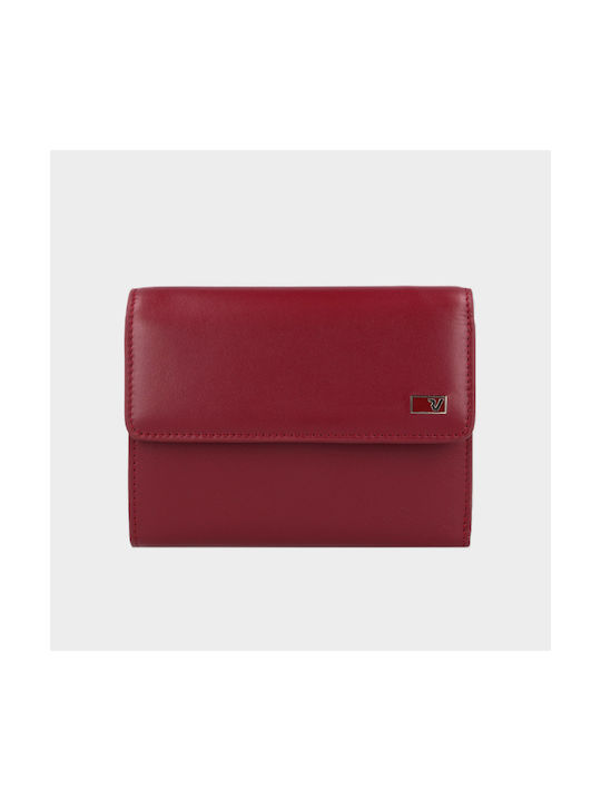 Roncato Small Leather Women's Wallet Burgundy