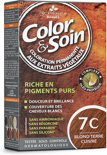 Vopsea de păr Color&soin 7c Terracottenorus