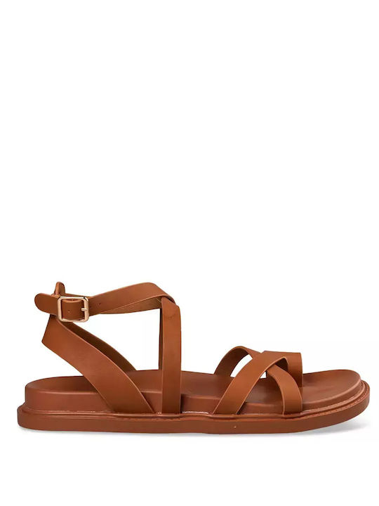 Envie Shoes Synthetic Leather Women's Sandals Brown