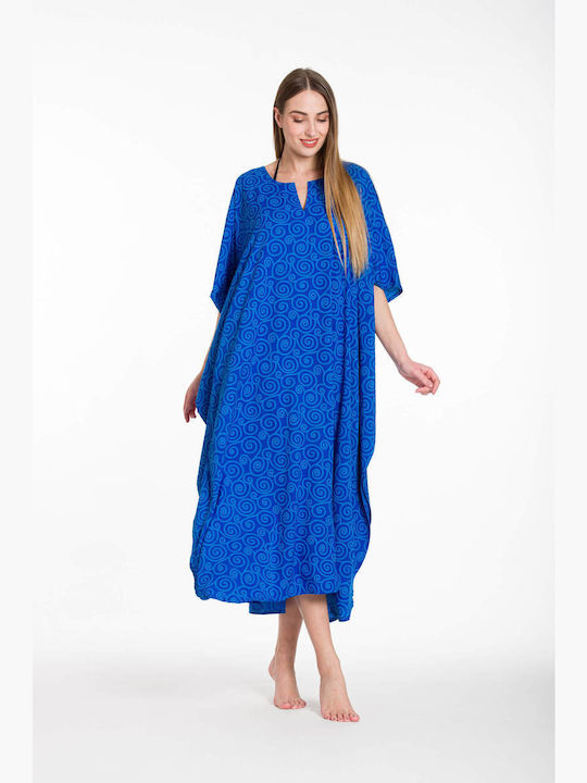 Rima Beachwear Feminin Caftan de Plajă Blue